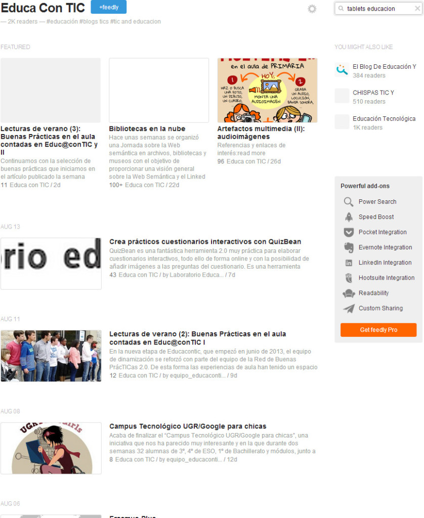 feedly_educacontic